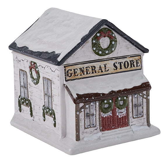 Vintage Hometown Cookie Jar