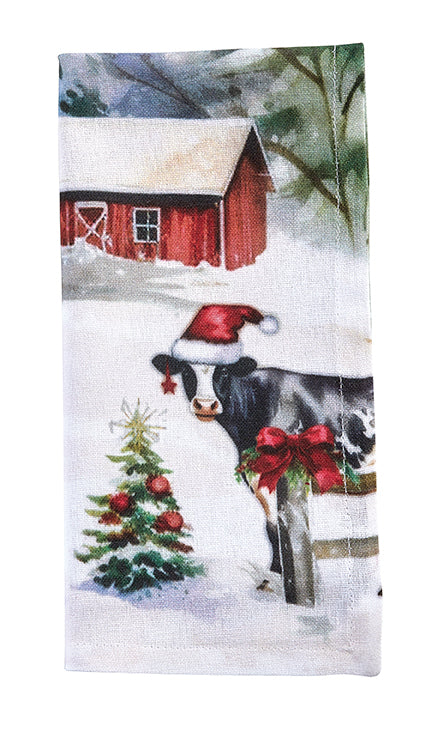 Christmas At The Farm Napkin