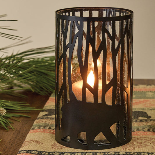 Bear Pillar Candle Holder