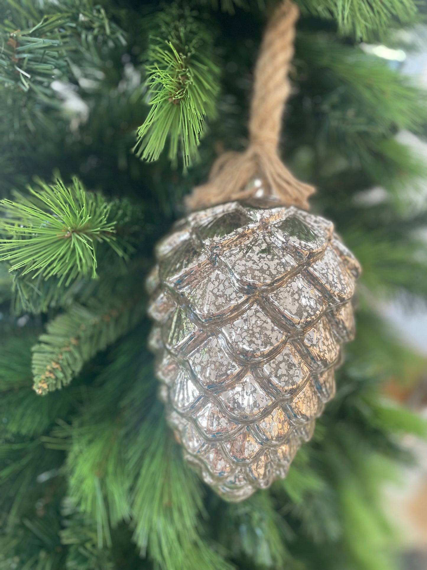 The Champagne Rope Pine Cone