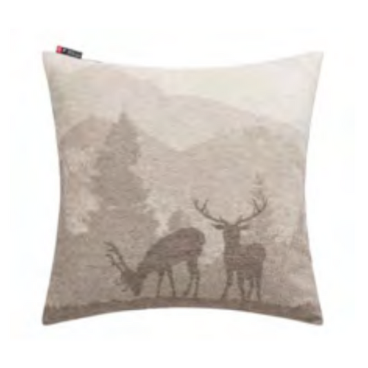 The Landscape Stags Cushion - Brown