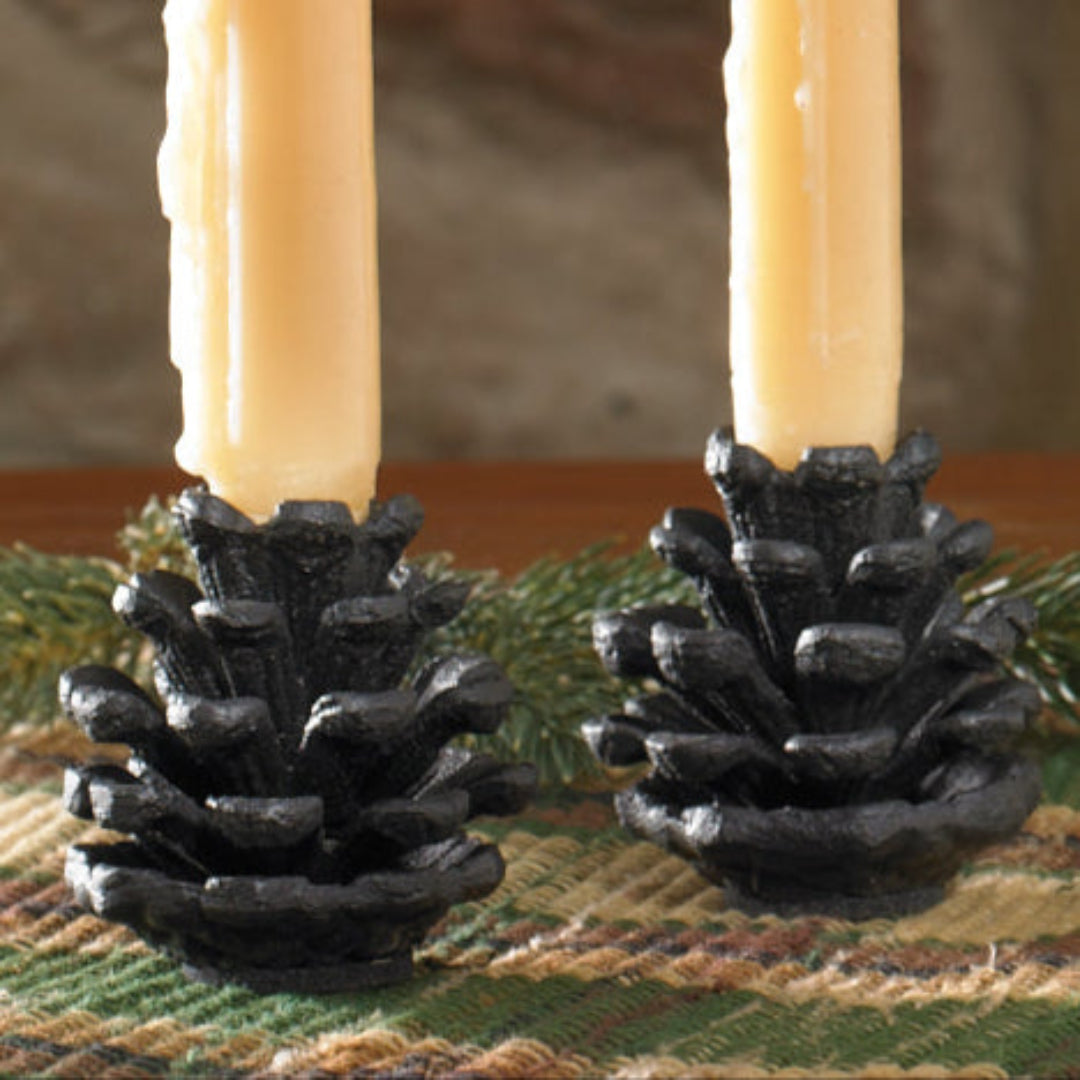 Log Cabin Decor Candle Holder