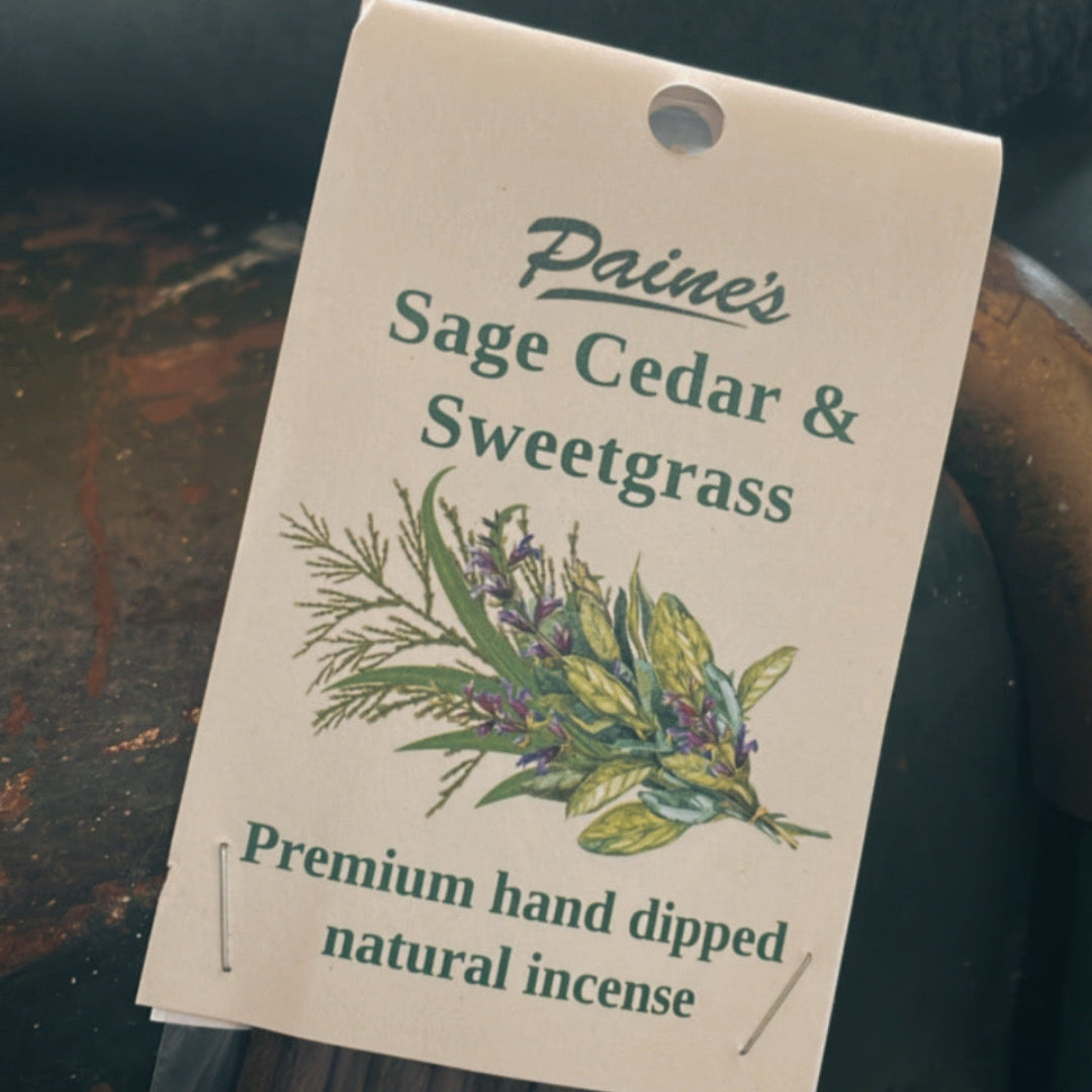 Sage Ceder and Sweetgrass Scent