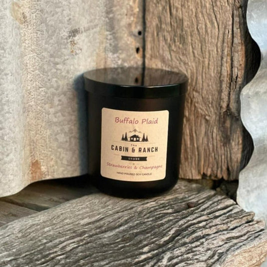The Buffalo Plaid Candle