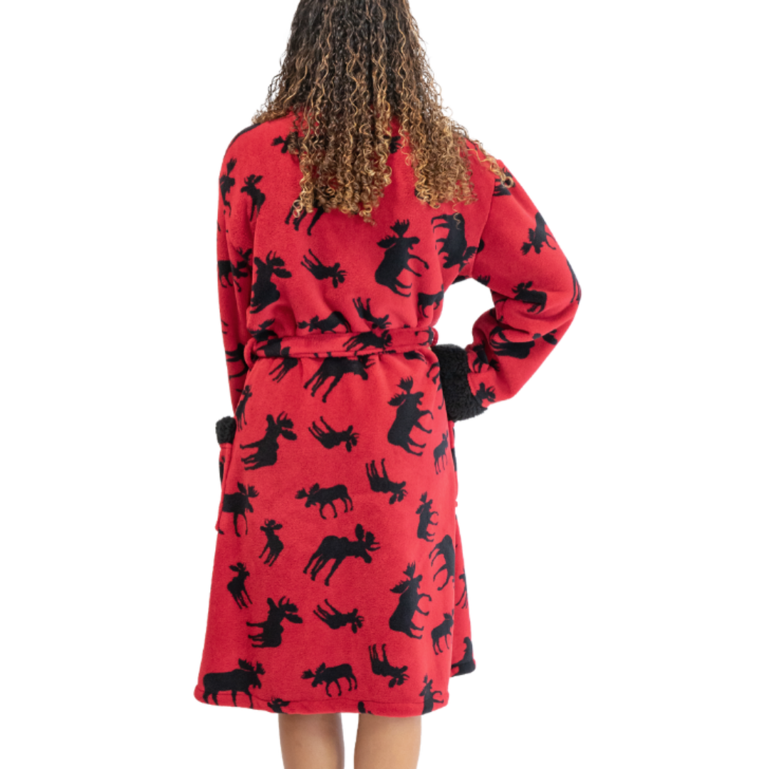 The Classic Moose Bathrobe