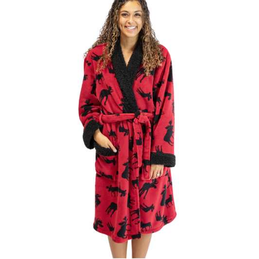 The Classic Moose Bathrobe