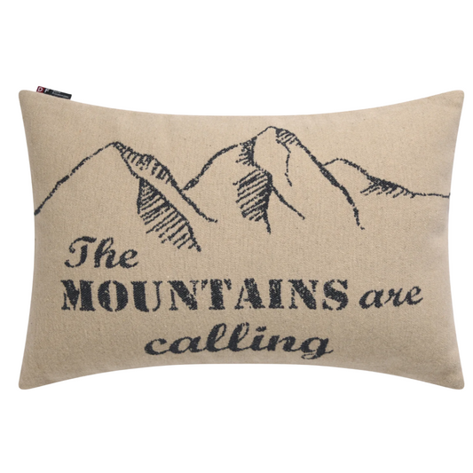 The Mountains Are Calling Pillow