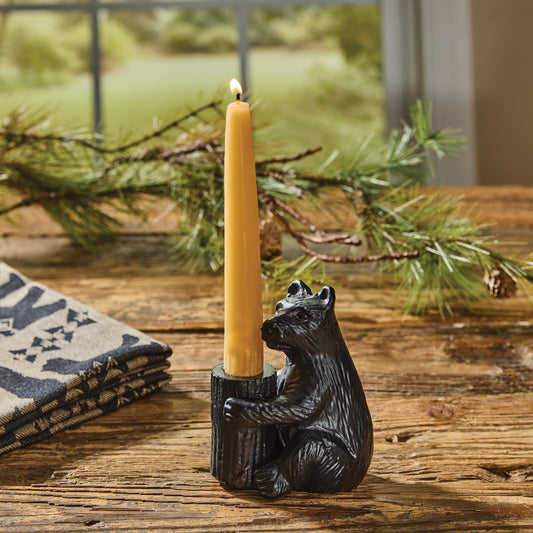 The Black Bear Candle Holder