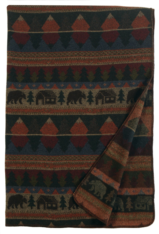 Cabin Bear Throw