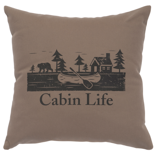 Cabin Life Pillow