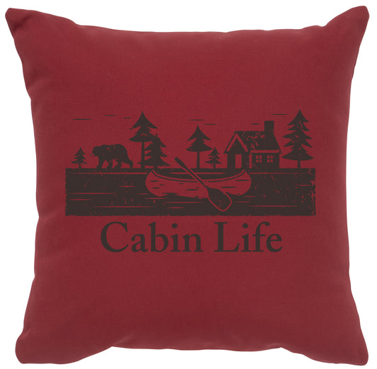 Cabin Life Pillow