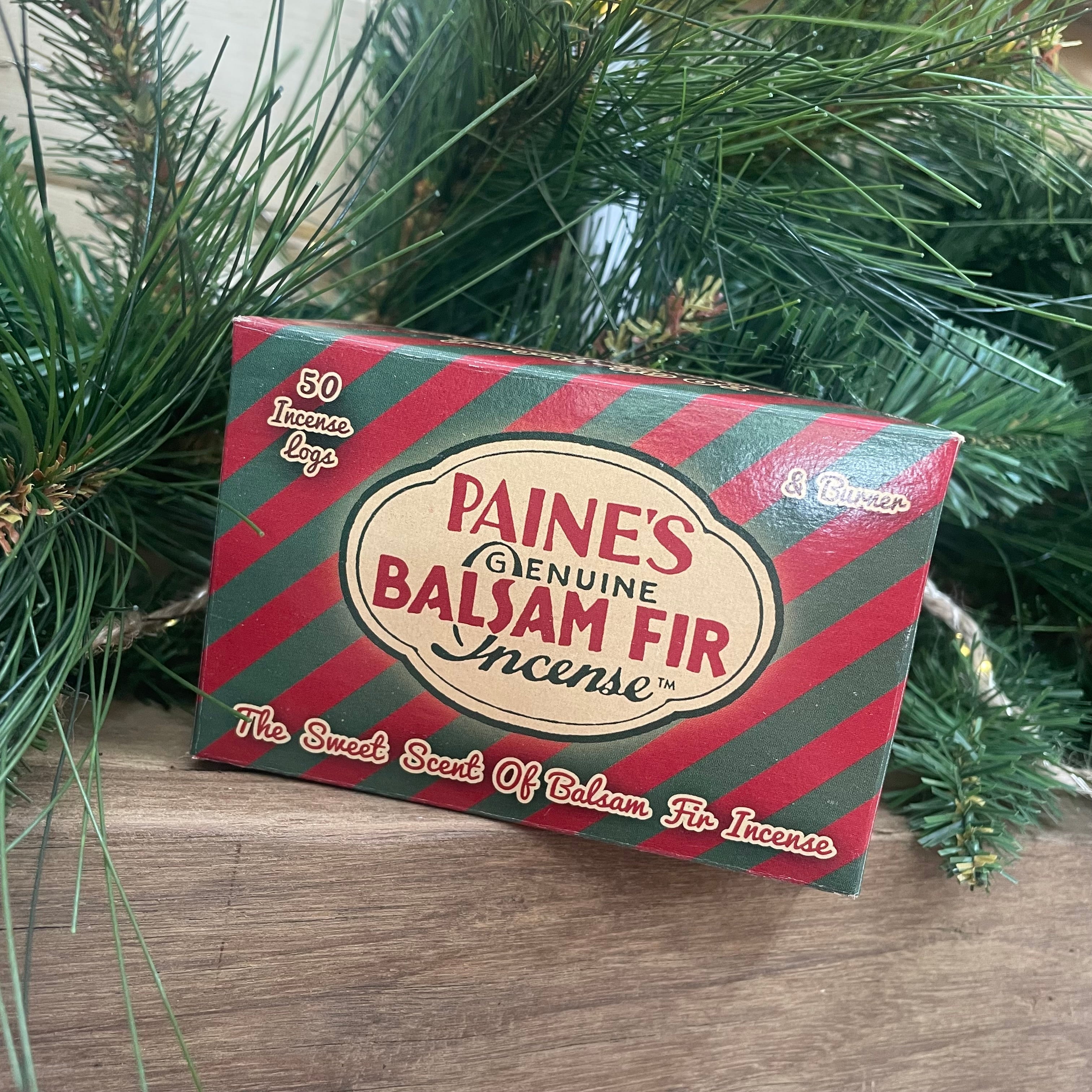 Paines Balsam Fir Log Cabin Logs Incense