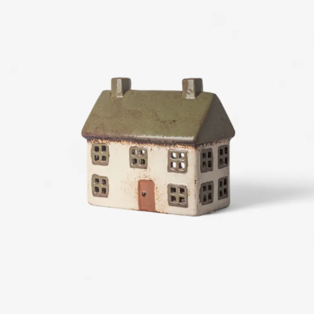 Alsace Cottage Tea Light Olive Green