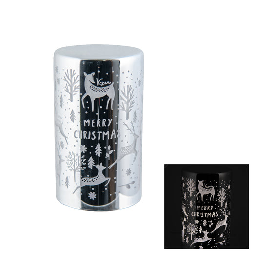 Christmas Deer Light Pillar Small