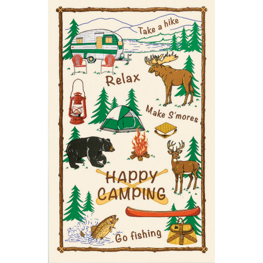 Paine's Kitchen Tea Towel - Happy Camping