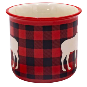 Moose Plaid Mug