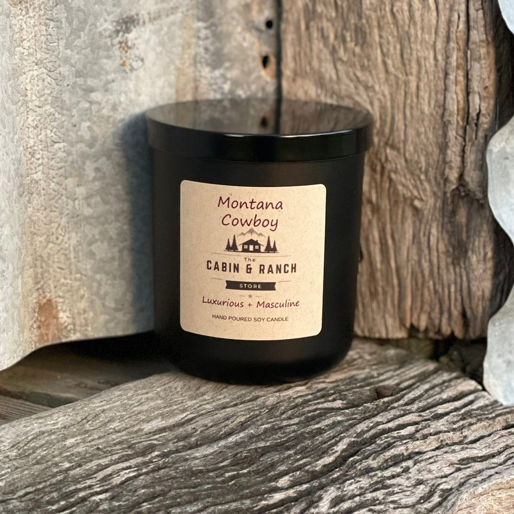 The Montana Cowboy Candle