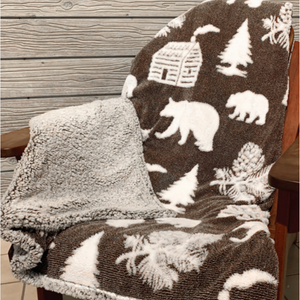 The Pine Cabin Bear Blanket