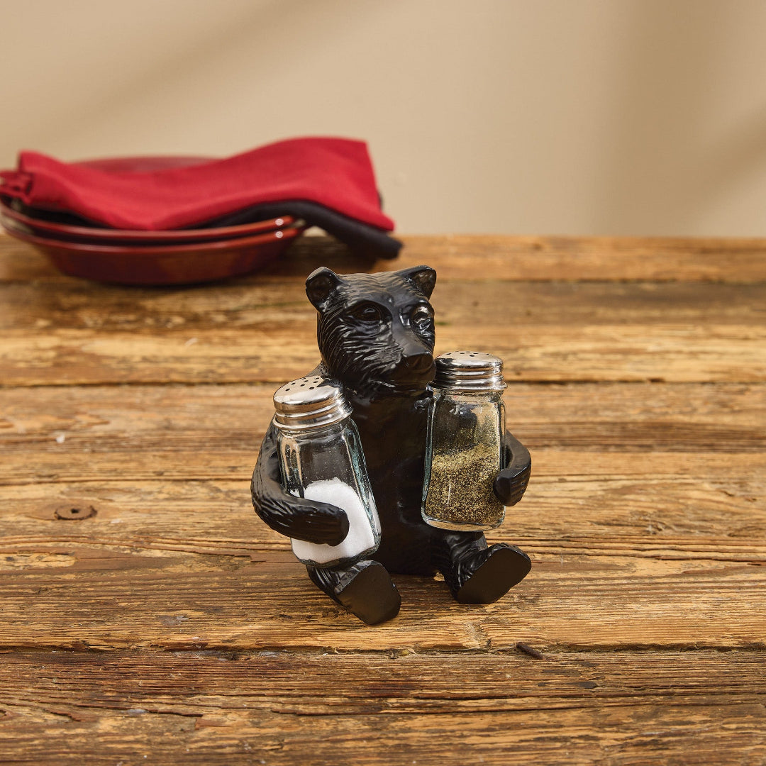 The Black Bear Salt & Pepper Set