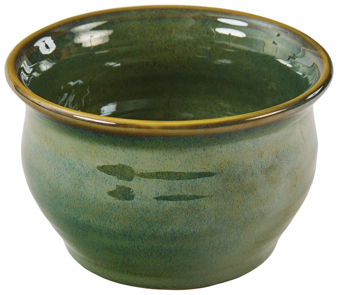 The Tetons Green bowl apart of the Tetons Green Dinnerset