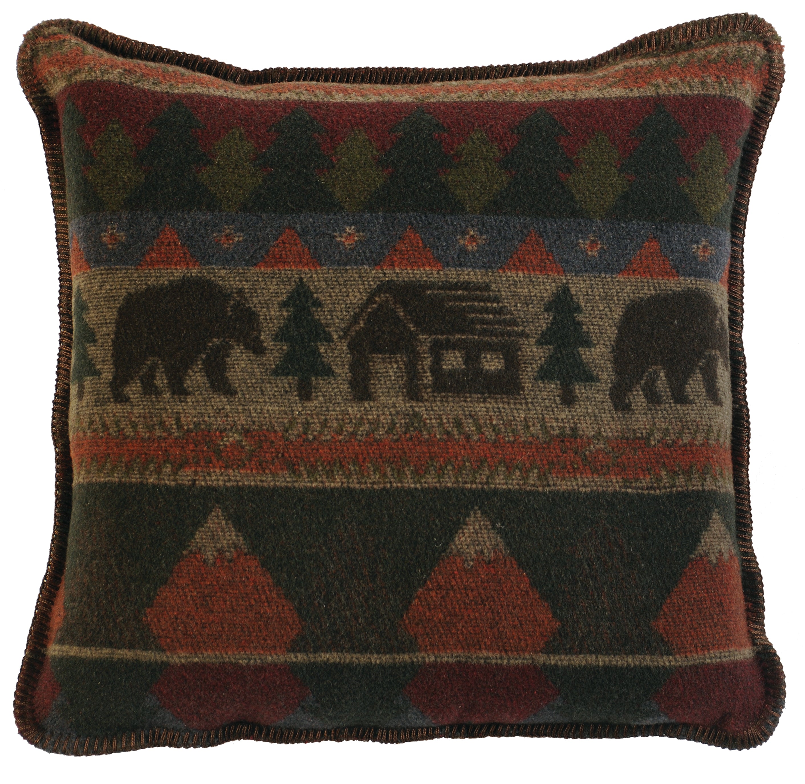 Cabin Bear Pillow