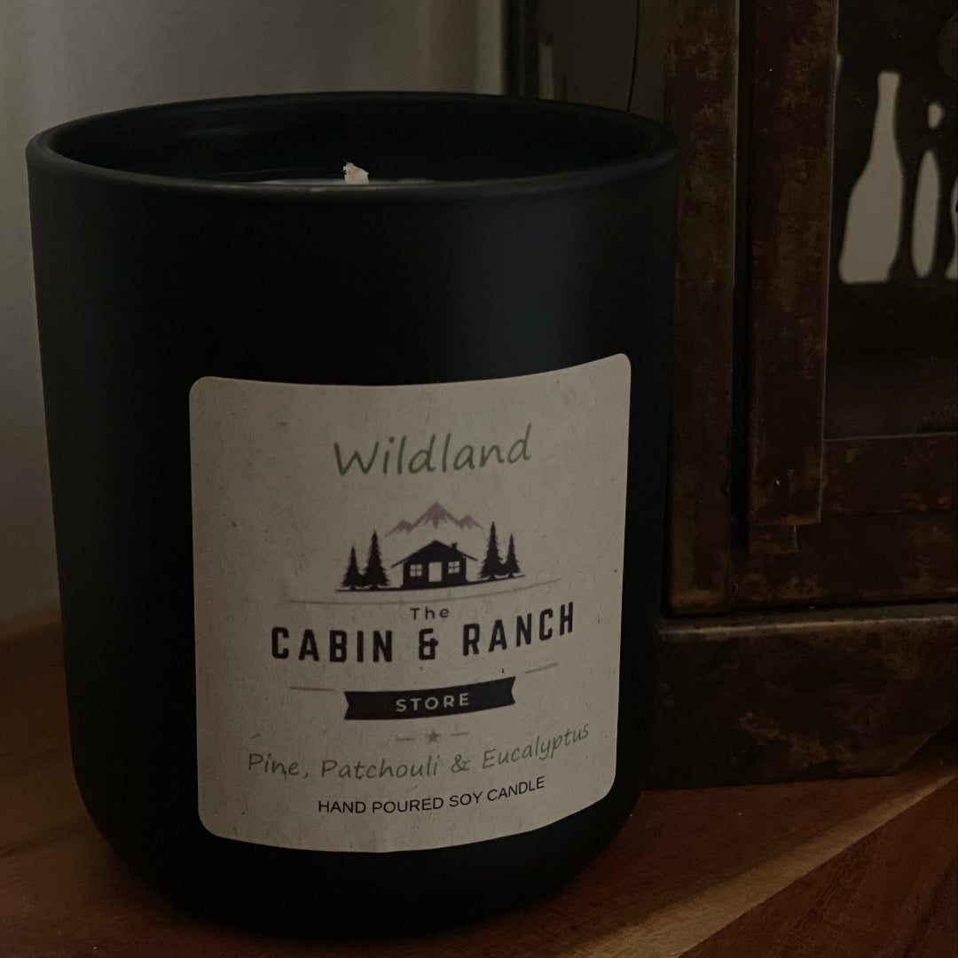 Wildland Candle captures the spirit of the outdoors with warm botanicals and rugged wilderness notes that evoke winding trails, open skies, and remote cabin escapes.