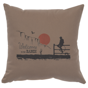 Welcome To the Ranch Pillow